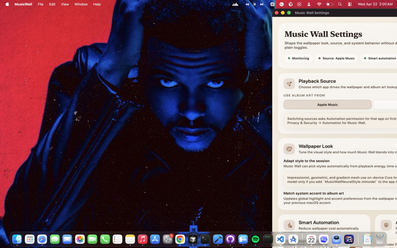 Spinning vinyl desktop widget